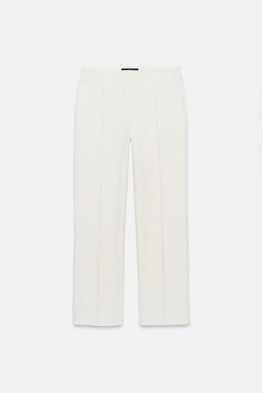 PANTALON COURT ZW COLLECTION - Écru de Zara - Image 4
