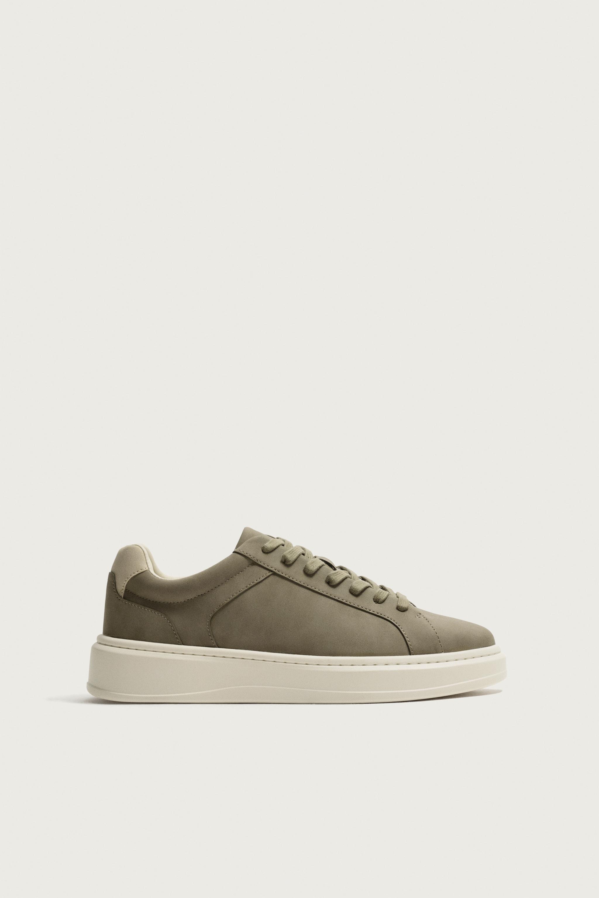 チャンキーソールスニーカー - カーキ | ZARA Japan / 日本