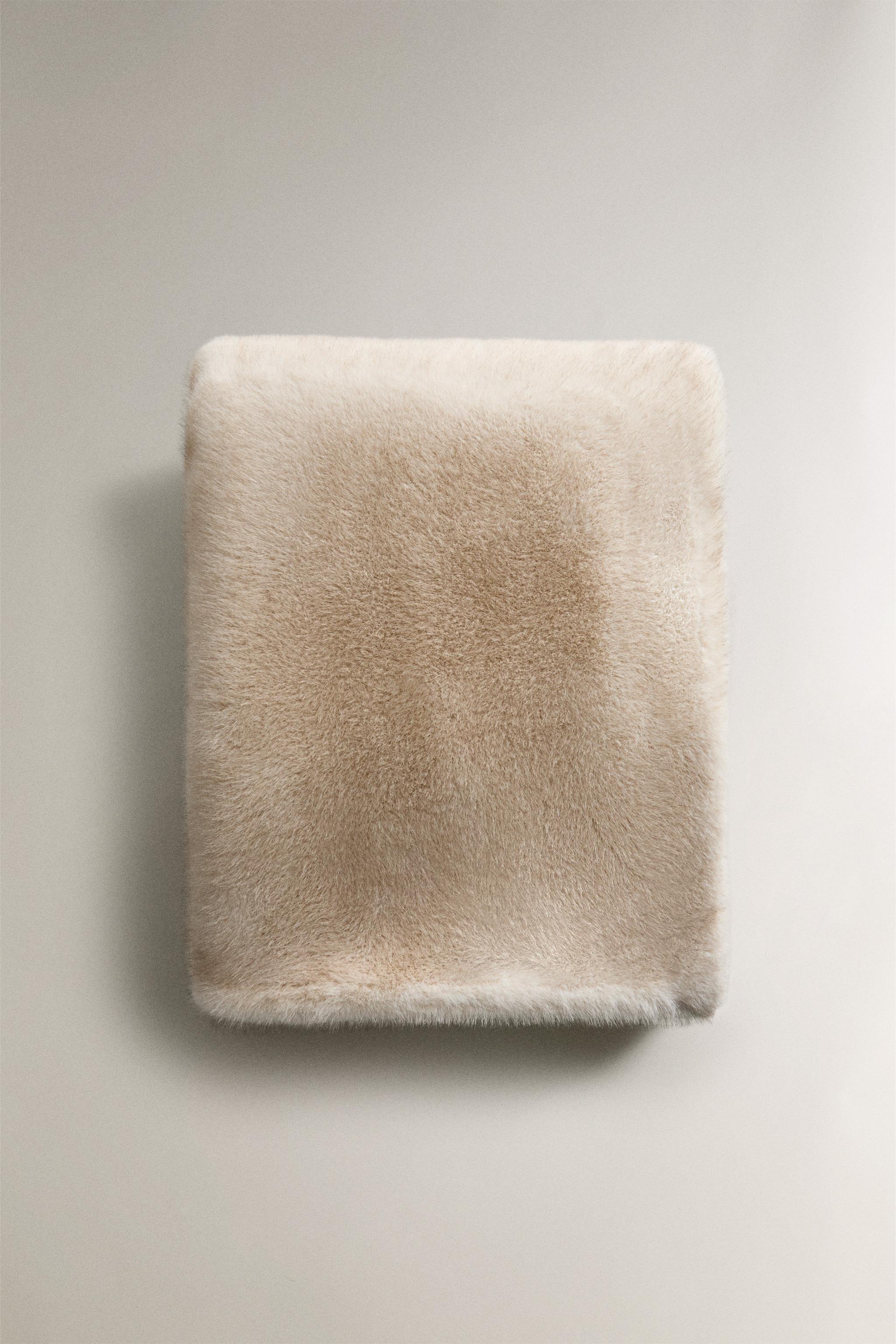 PLAID FOURRURE DOUBLE FACE