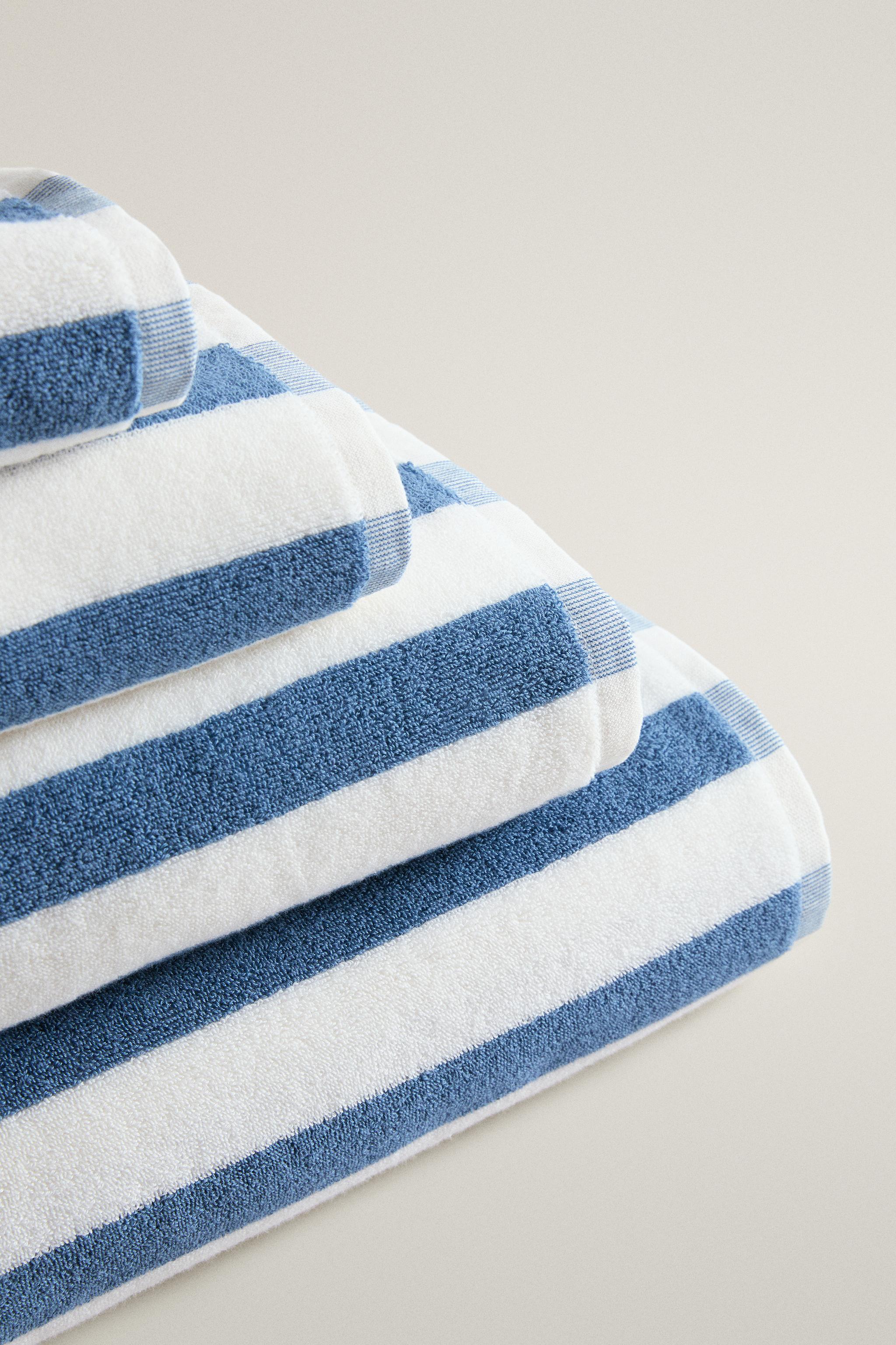 SERVIETTE DE BAIN RAYURES LARGES