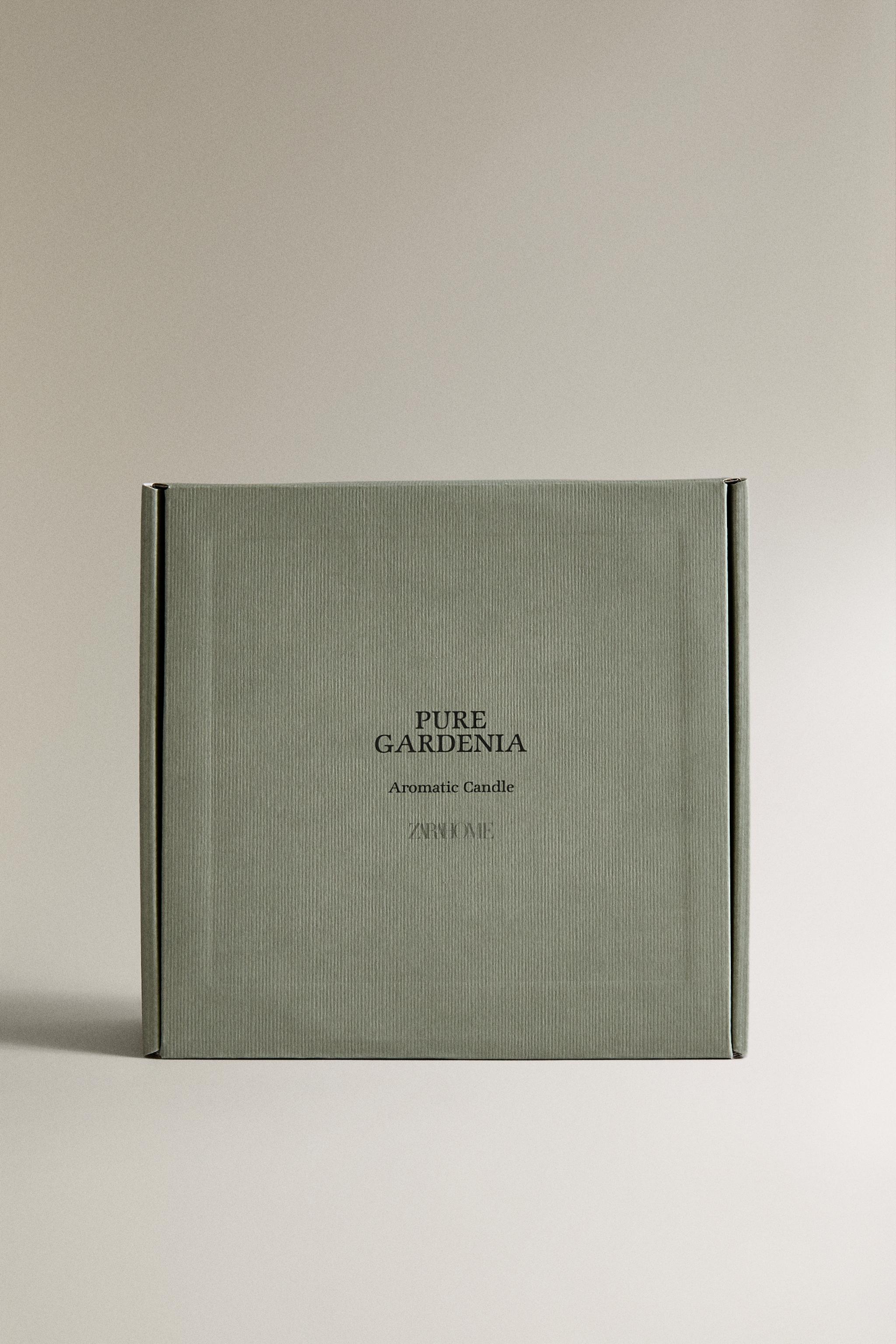 590 G) PURE GARDENIA アロマティックキャンドル - ホワイト | ZARA