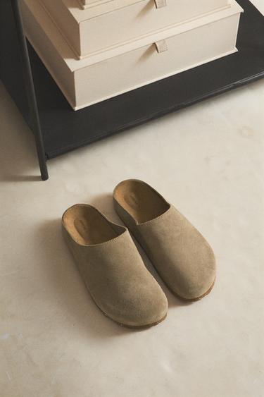 SABOT CUIR MINIMALISTE - Gris de Zara - Image 5