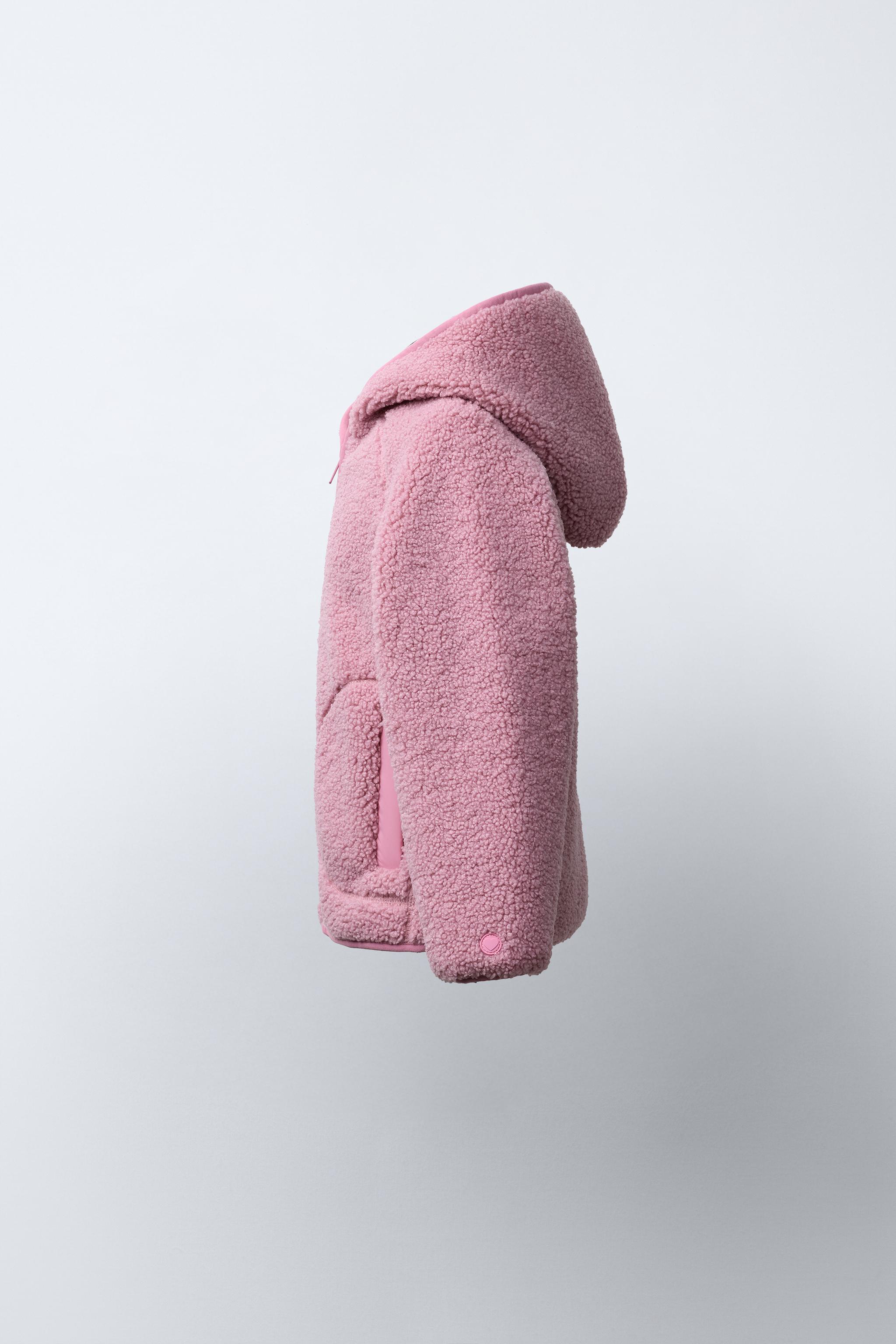 ピンクがかわいいフード付きジャケットです❢ Pinkoz 新ファッションピンクチェック柄ツイードショート