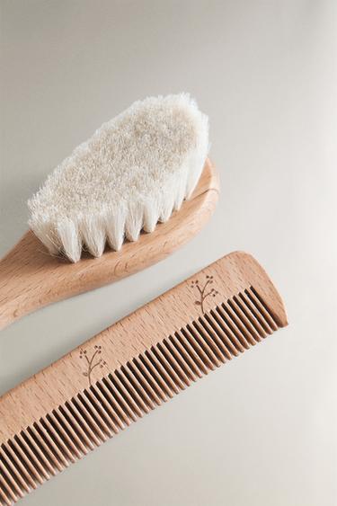 ENSEMBLE BROSSE PEIGNE FLEUR - Marron de Zara - Image 2