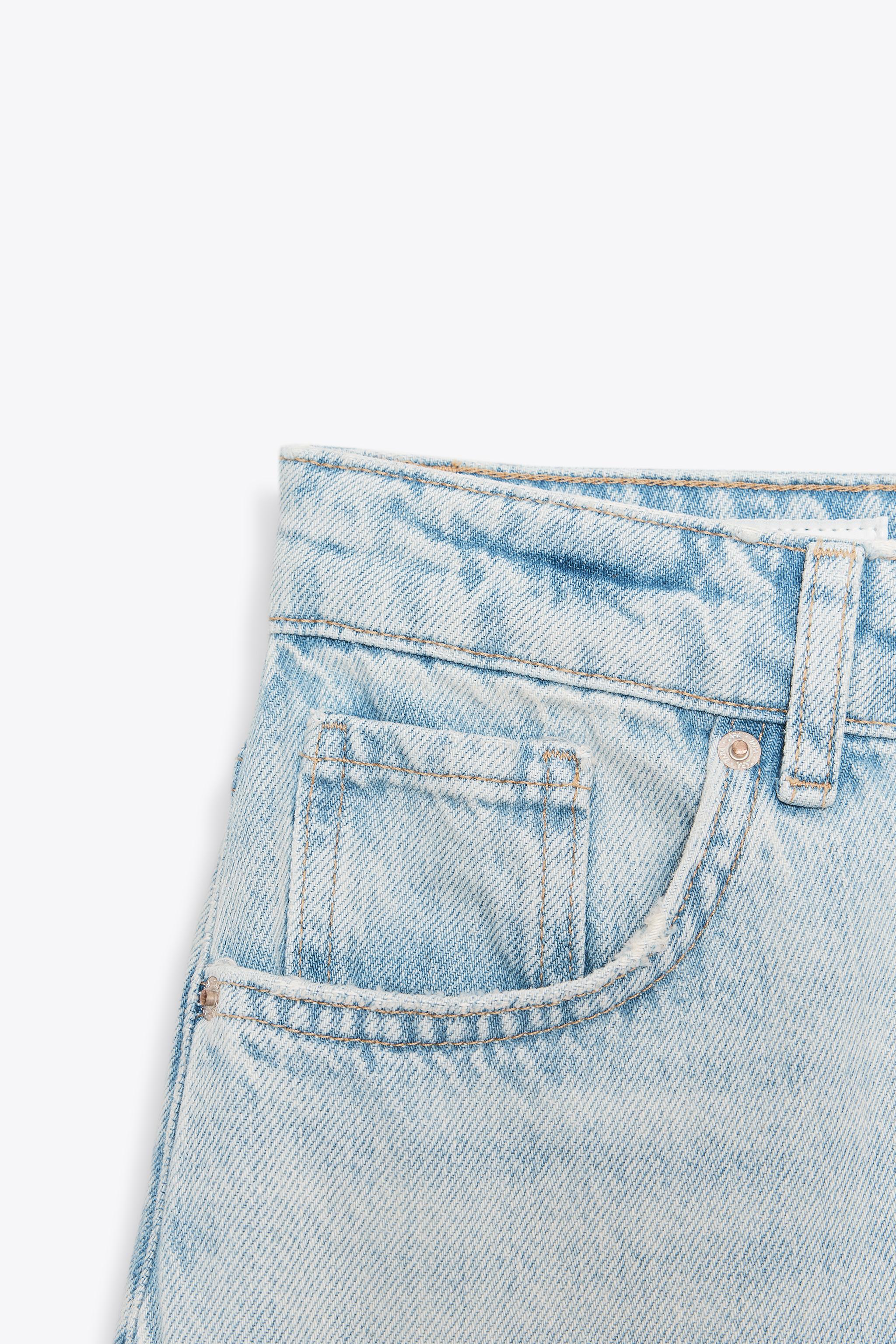 HIGH-WAIST TRF BARREL JEANS - Light blue | ZARA United States