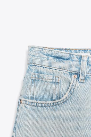 JEAN BARREL TRF TAILLE HAUTE - Bleu clair de Zara - Image 2