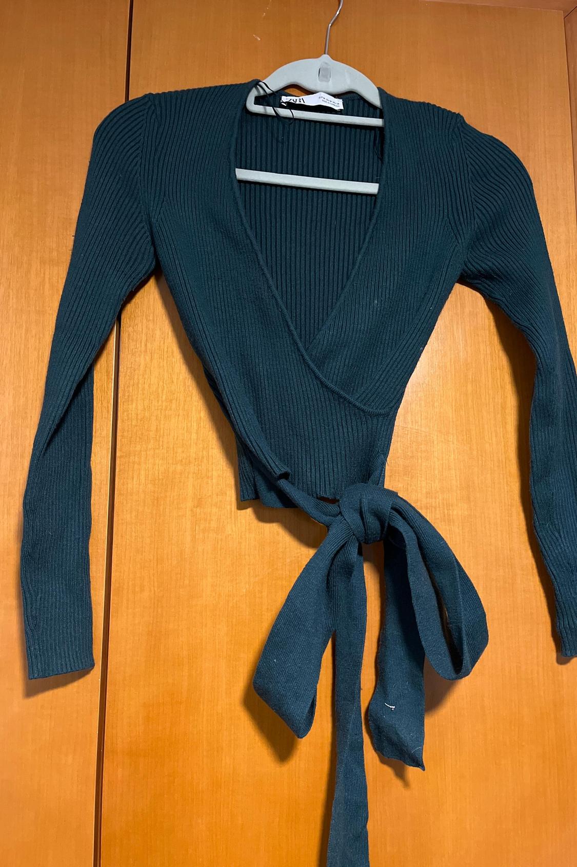 KNIT WRAP CARDIGAN