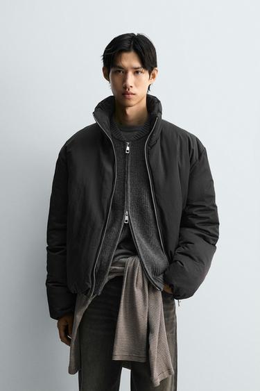 ÁO KHOÁC CHẦN BÔNG WATER REPELLENT - Màu đen từ Zara