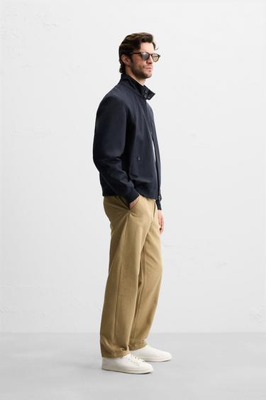 COTTON JACKET WITH POCKETS - Dark navy by Zara - Image 3