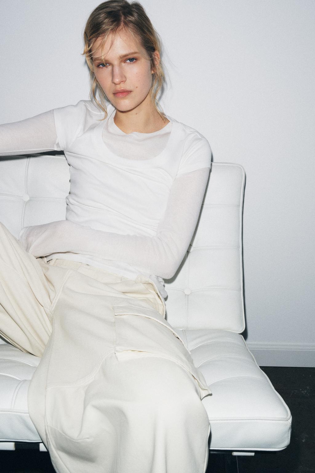 COTTON LONG SLEEVE T-SHIRT - image 2