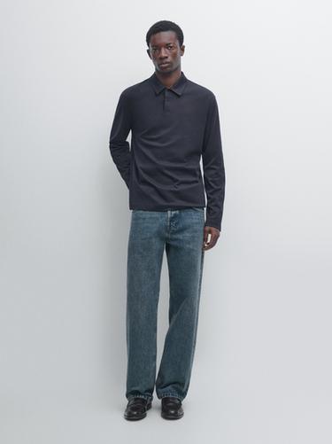 Zara Wide-leg jeans - Mid-blue