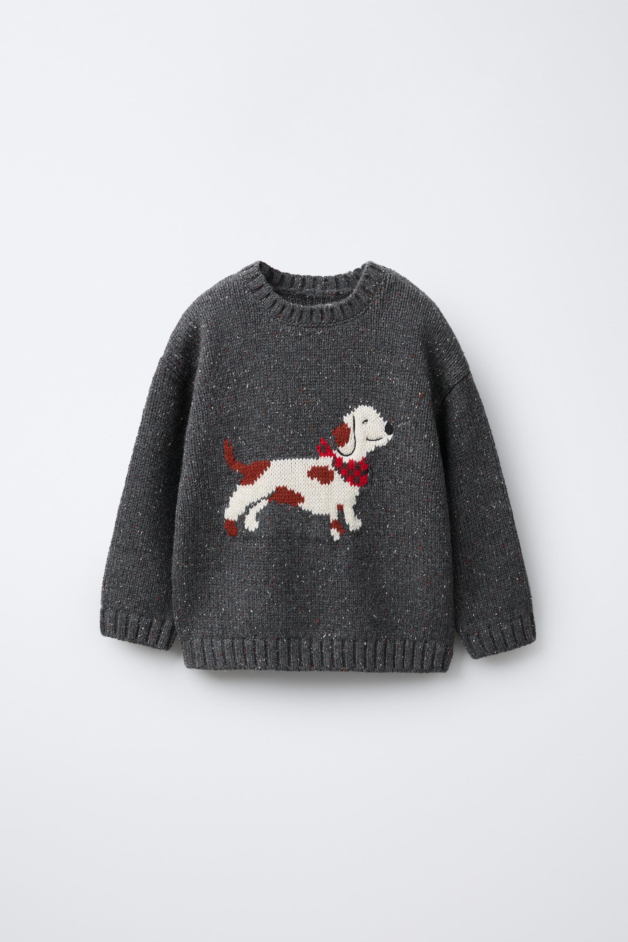 DACHSHUND JACQUARD KNIT JUMPER