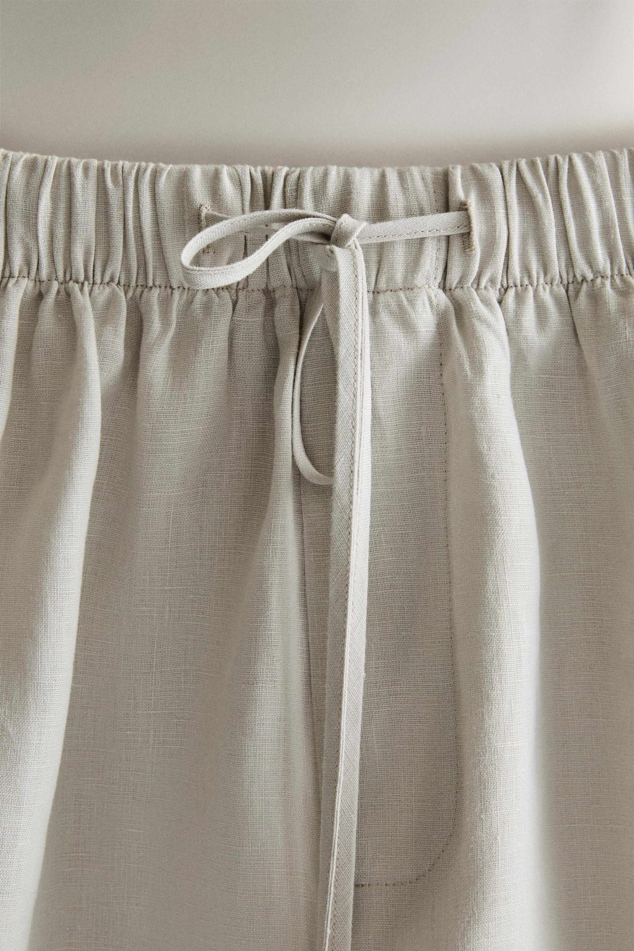 LINEN SHORTS