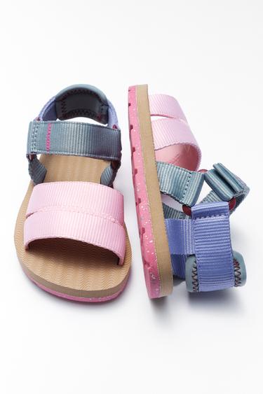 SANDALIA TÉCNICA COLOR - Rosa de Zara