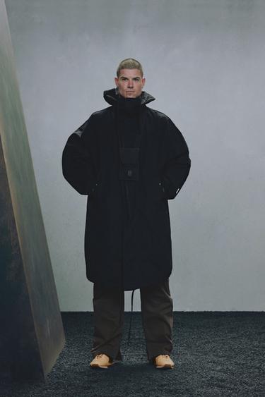 PARKA FISHTAIL  X SR_A - Černá od Zara