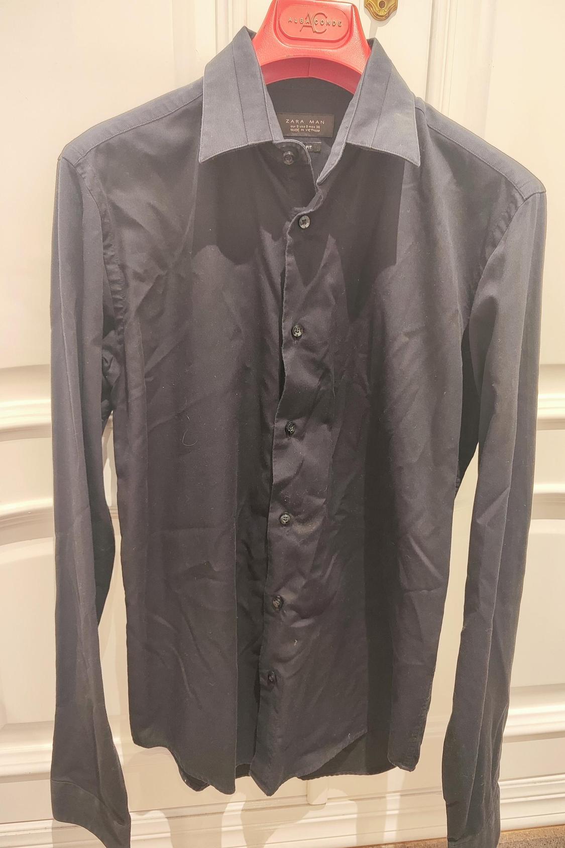 CAMISA SLIM FIT NEGRA - Image 3