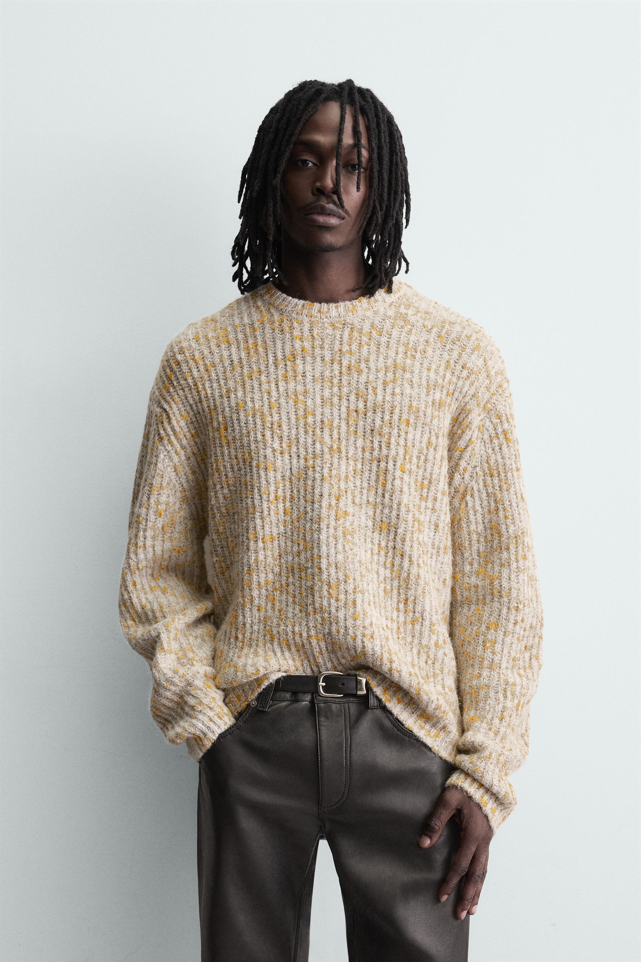 CONTRAST TEXTURED JUMPER