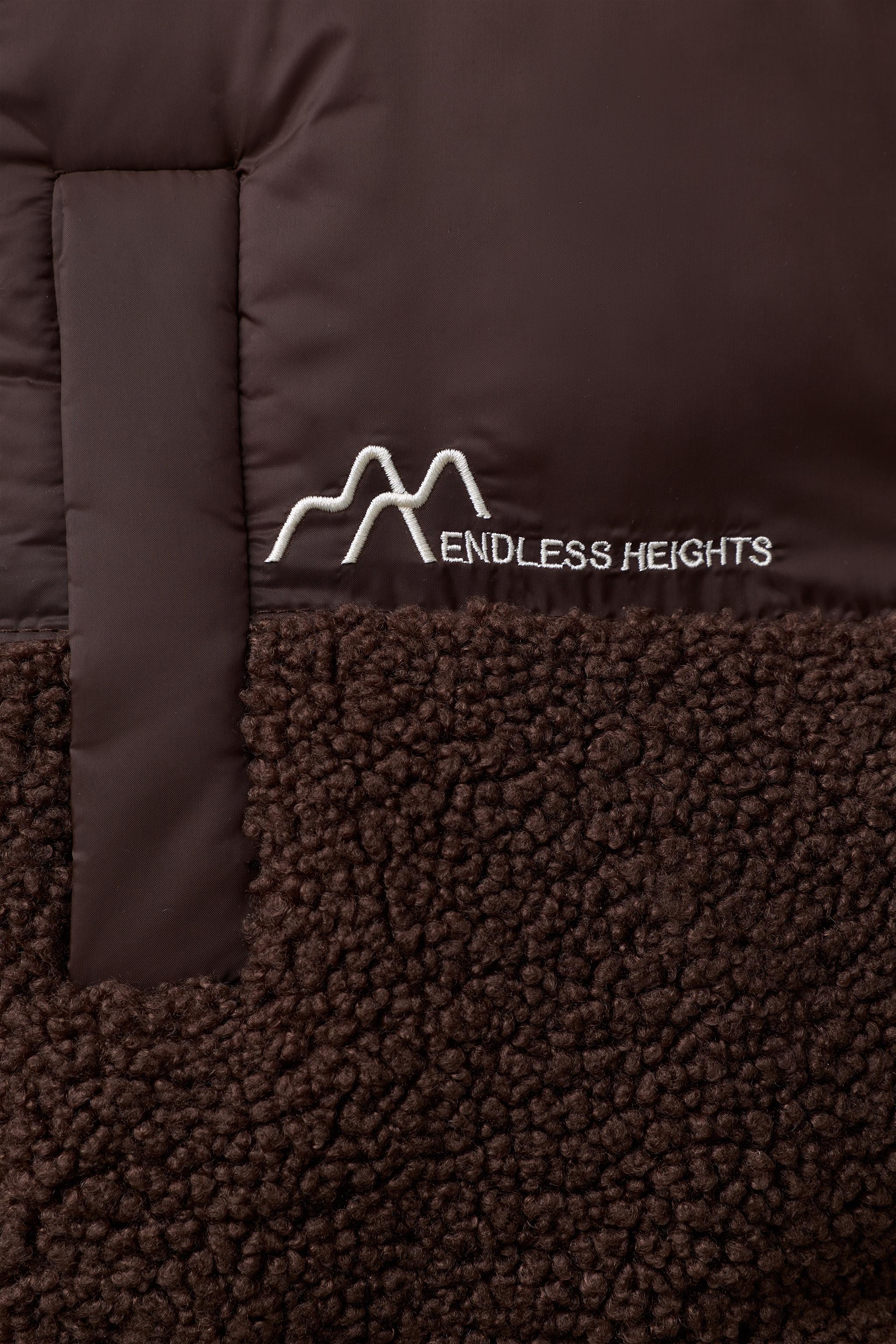 COMBINATION FLEECE COAT