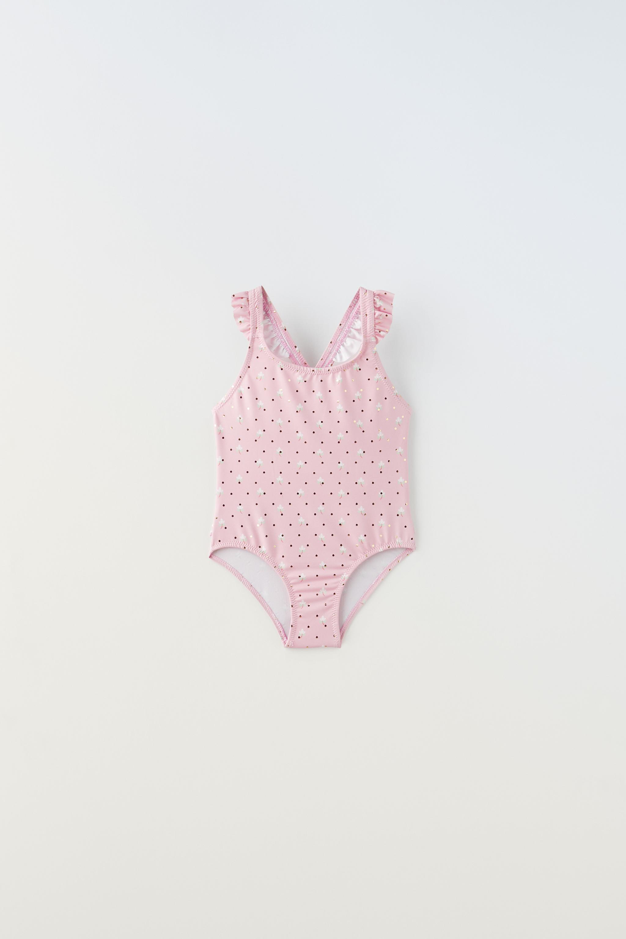 FLORAL SWIMSUIT Pink ZARA Australia