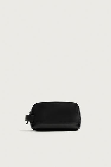 COMBINED NYLON TOILETRY BAG - Black by Zara - Image 0
