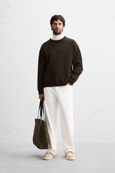 JERSEY BÁSICO SOFT - Marrón de Zara - Imagen 0