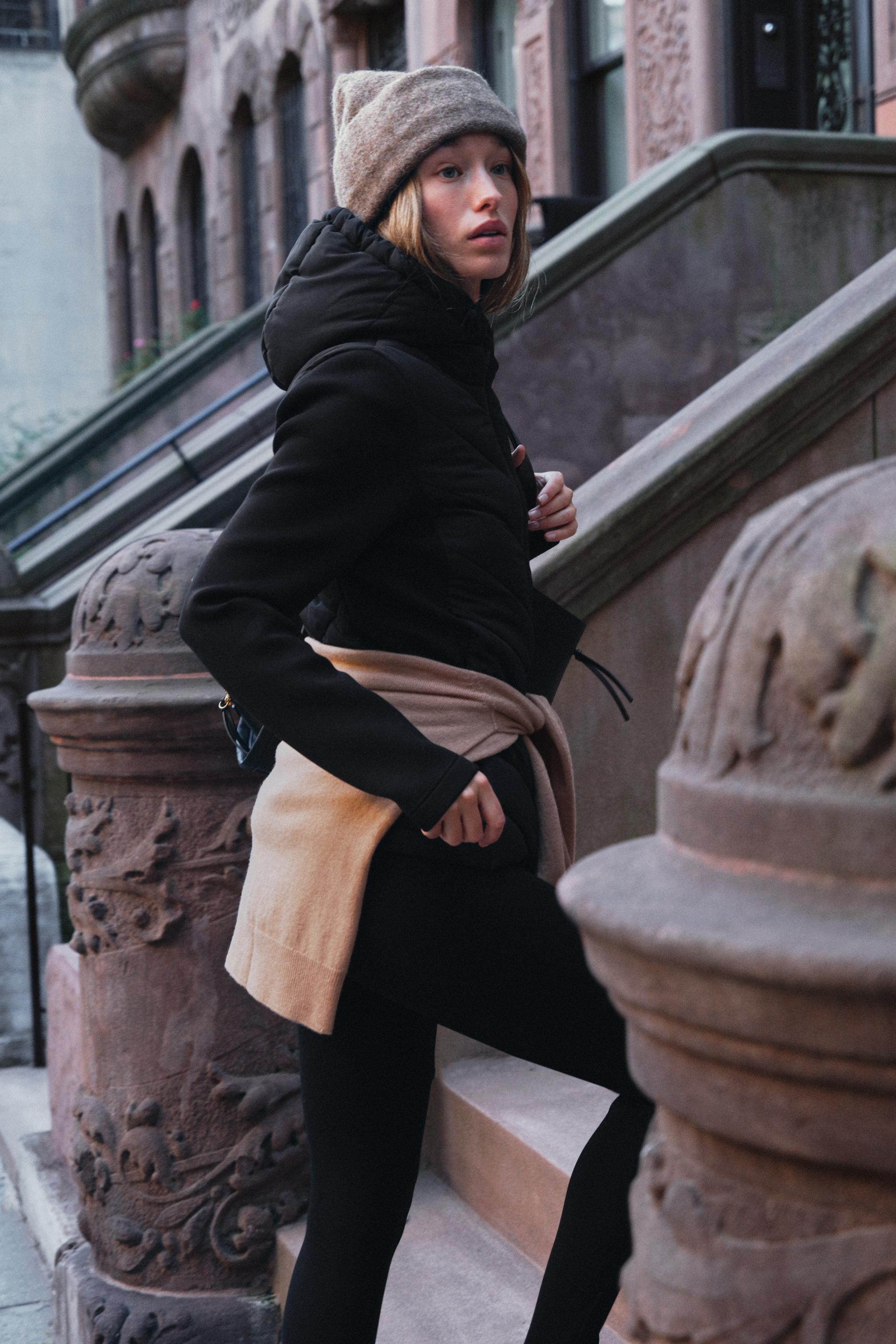 COMBINATION HOODED PUFFER JACKET