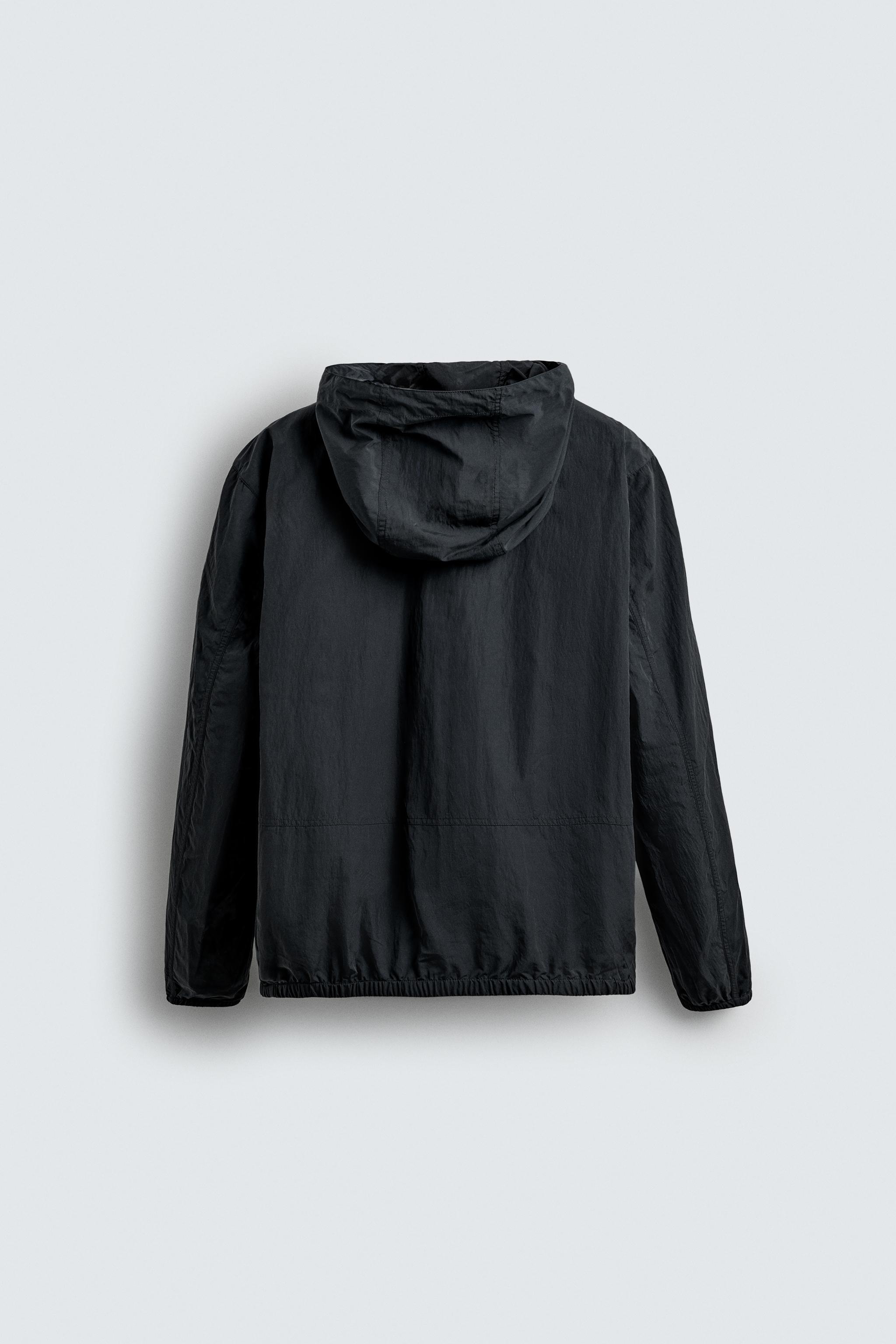 LIGHTWEIGHT WATER-REPELLENT TECHNICAL JACKET - Dark navy | ZARA