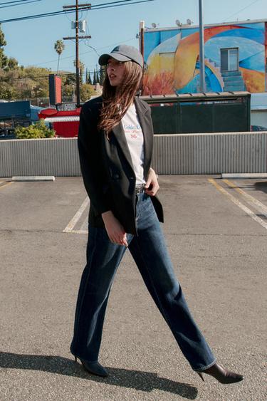 VESTE CROISÉE OVERSIZE - Noir de Zara - Image 6