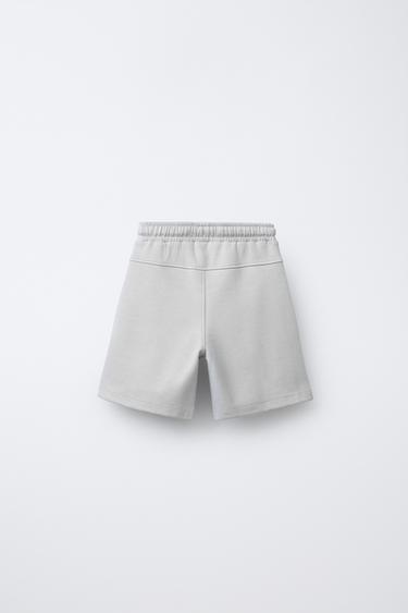BERMUDA SPORT ZIPS CONTRASTANTS - Gris de Zara - Image 1