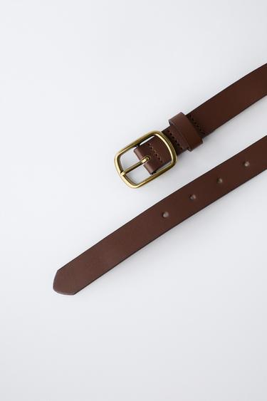 CEINTURE 100% CUIR - Marron de Zara - Image 1