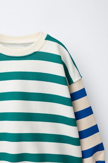 STRIPED SWEATSHIRT - Multicoloured by Zara - Image 2