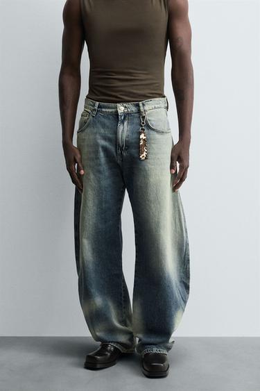 JEANS BALLOON FIT - Azul medio de Zara