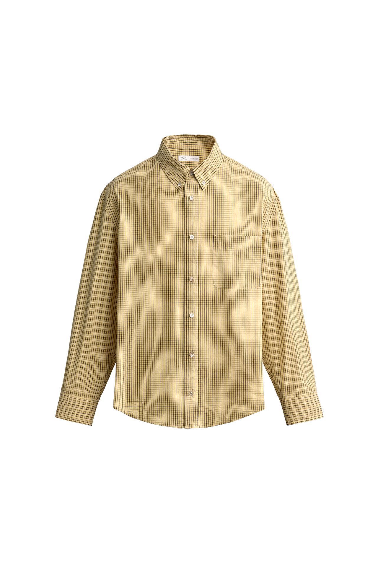 STRIPED RELAXED FIT POPLIN SHIRT