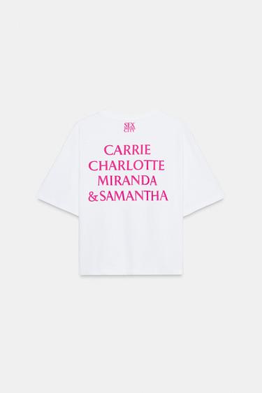 SEX & THE CITY™ T-SHIRT - White by Zara