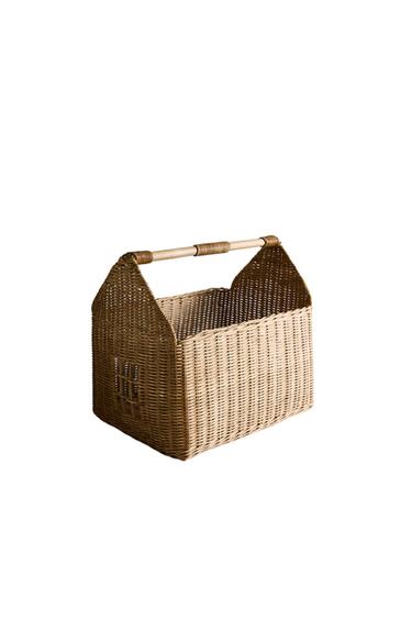 KIDS’ HOUSE BASKET - Light beige by Zara