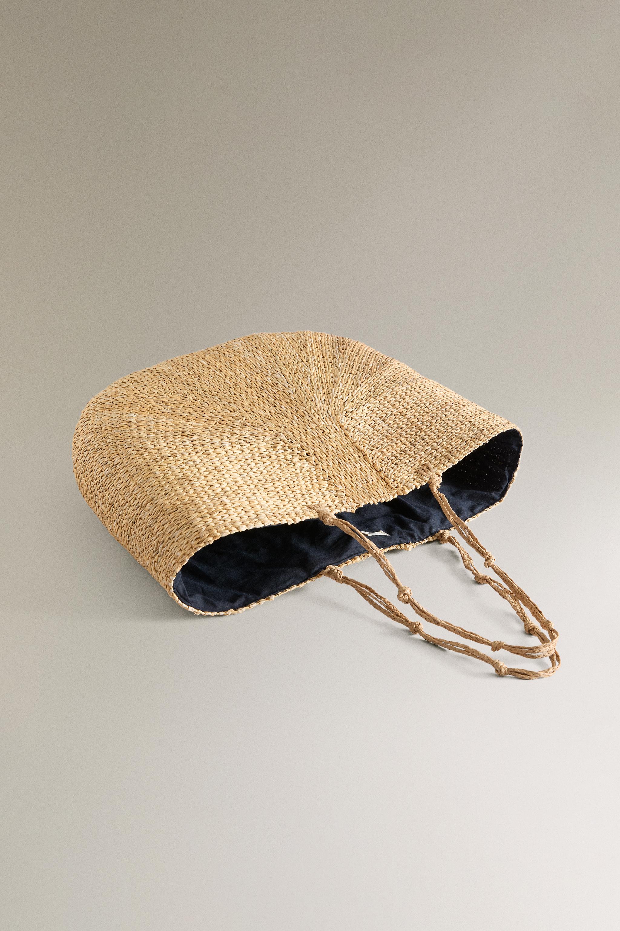 SAC CABAS TRESSÉ NŒUDS
