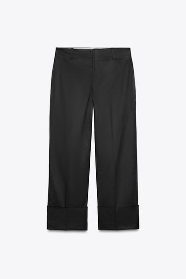 ZW COLLECTION CHINO TROUSERS - Black by Zara - Image 0