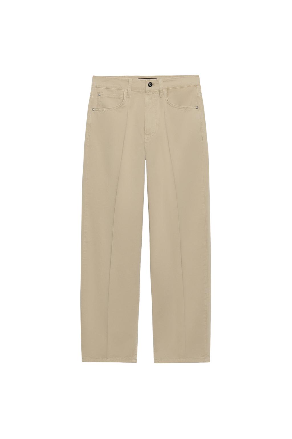 IRONED STRIPE BARREL PANTS - image 4
