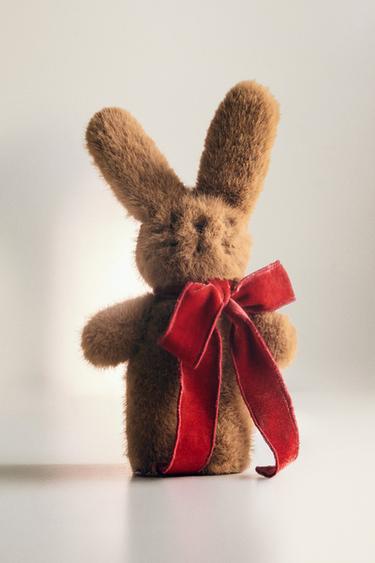 Zara KIDS' RABBIT PLUSH TOY X THE ANIMALS OBSERVATORY - Brown