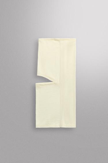 WOOL BLEND BALACLAVA - Oyster-white by Zara