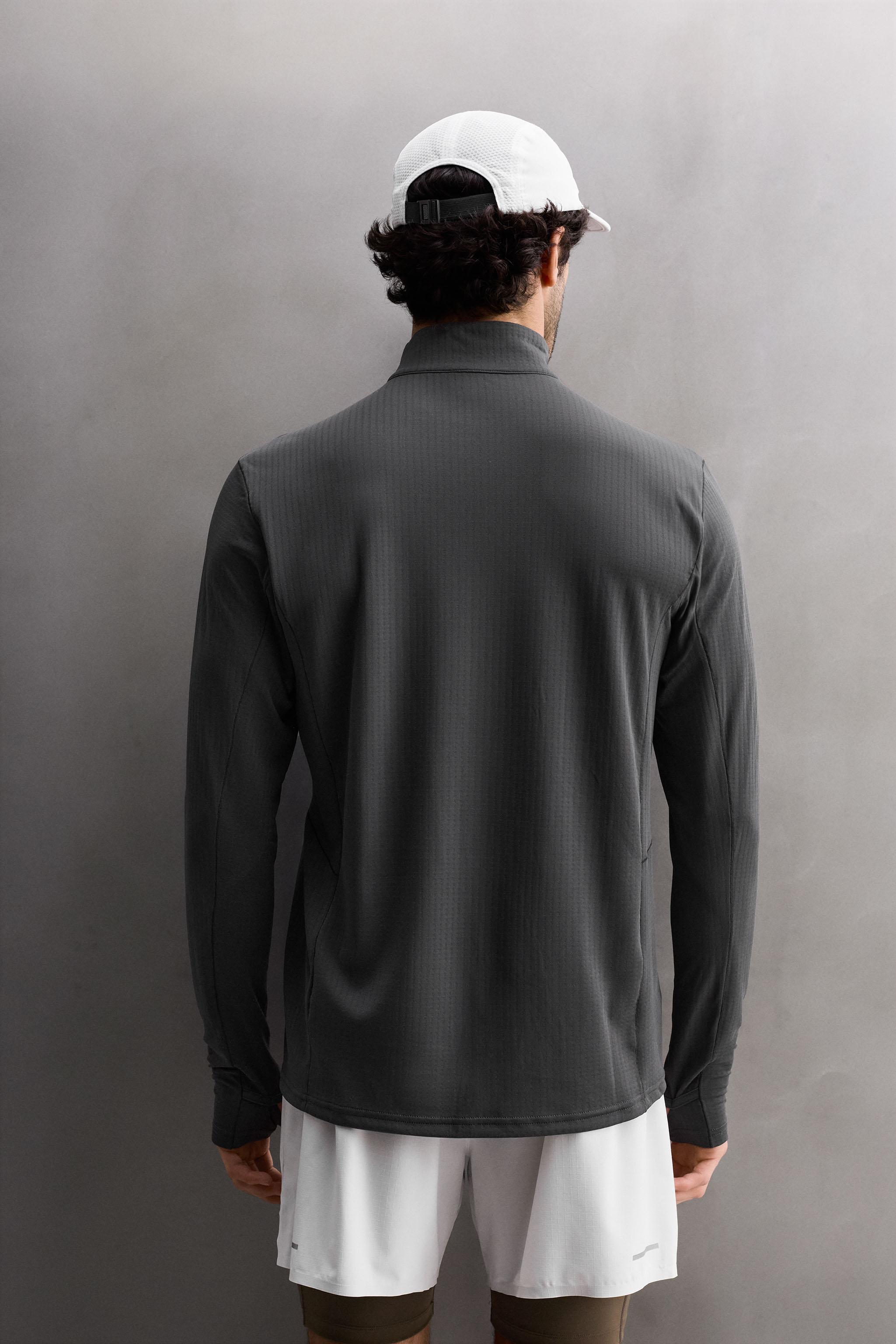 TECHNICAL QUARTER-ZIP SHIRT - Oyster-white | ZARA United States