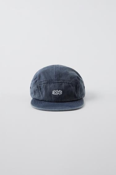 GORRA EFECTO LAVADO - Azul de Zara