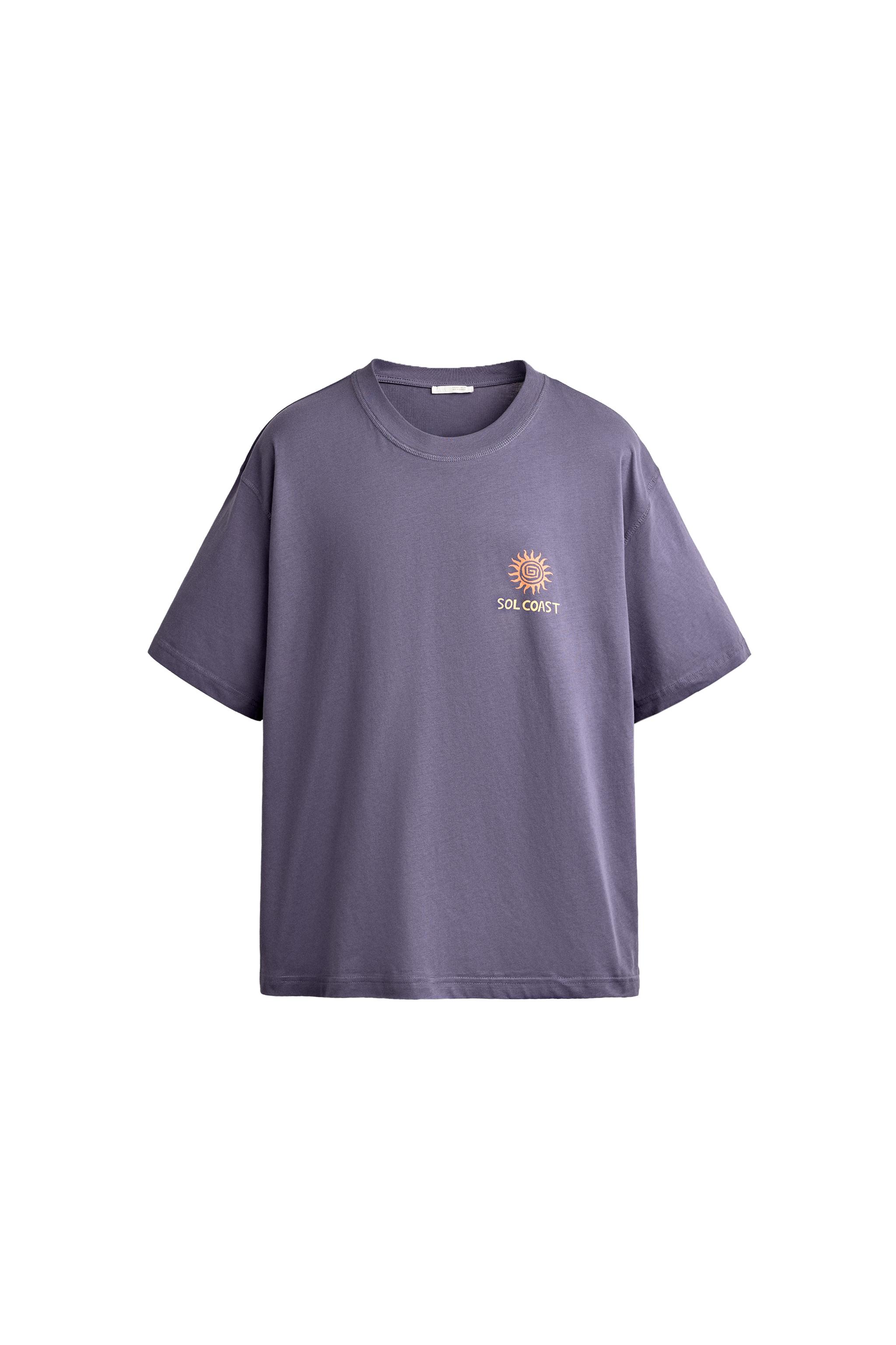 CAMISETA RELAXED FIT ESTAMPADOS CONTRASTE