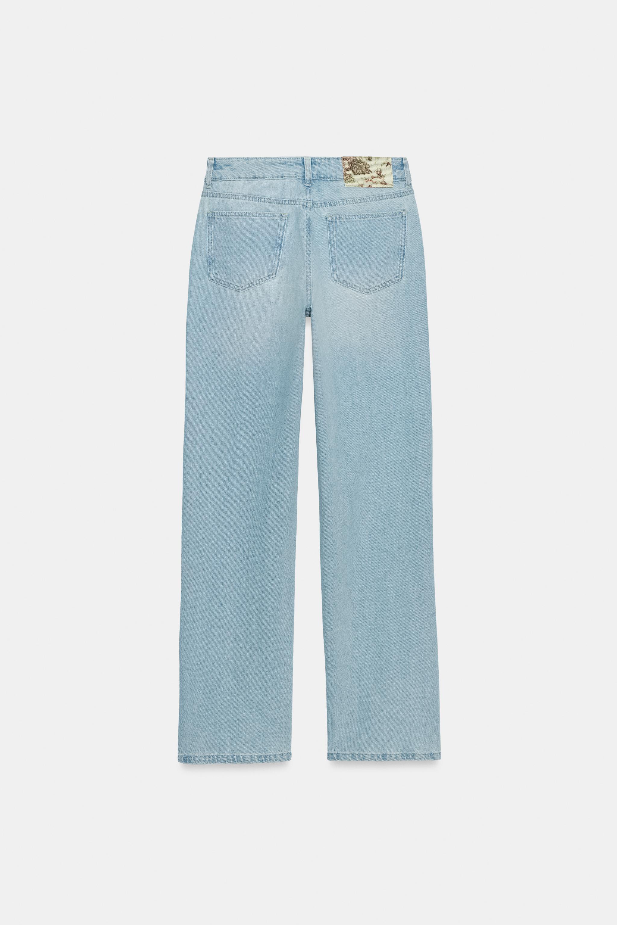JEAN Z1975 DROIT TAILLE MI-HAUTE À CLOUS