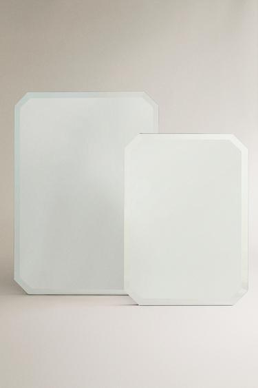 RECHTECKIGER WANDSPIEGEL MIT PHASENSCHLIFF - Transparent von Zara - Bild 0