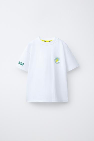 CAMISETA ESTAMPADO RAQUETA PENN © - Blanco de Zara
