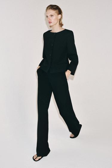 GILET BOUTONS ZW COLLECTION - Noir de Zara - Image 3