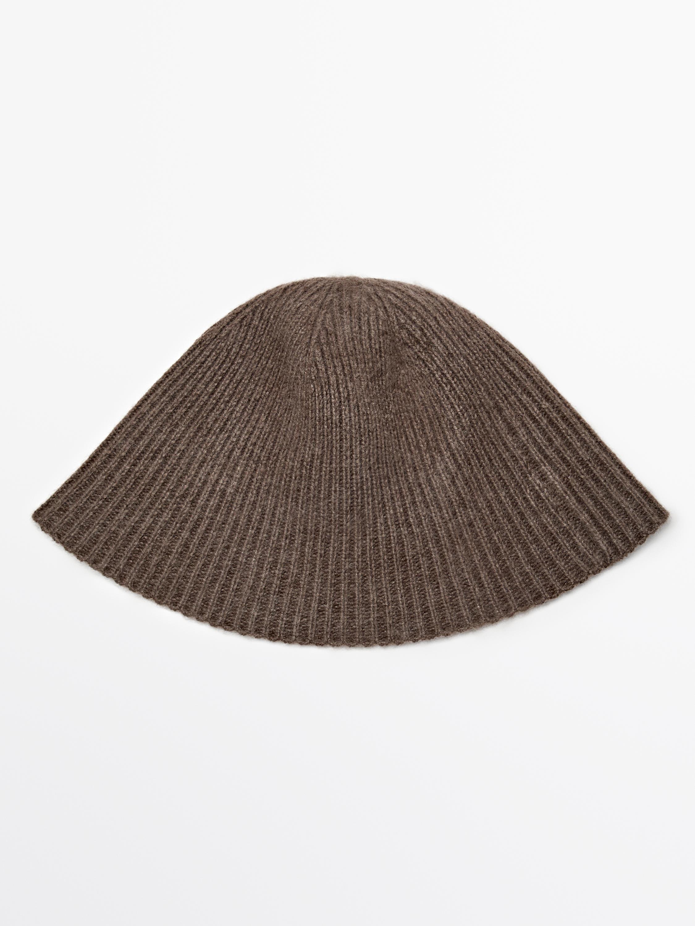 Cashmere blend bucket hat