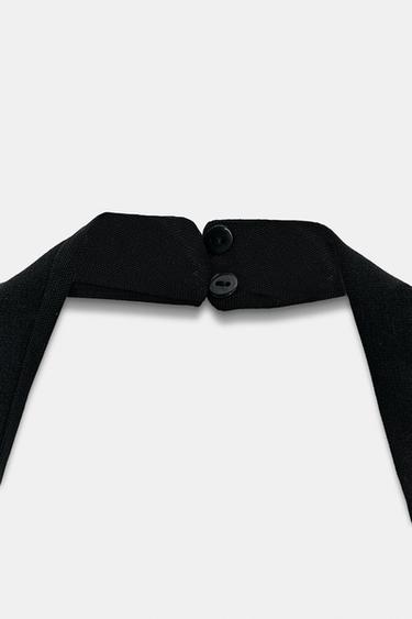 COMBINED TULLE BODYSUIT - Black by Zara - Image 5