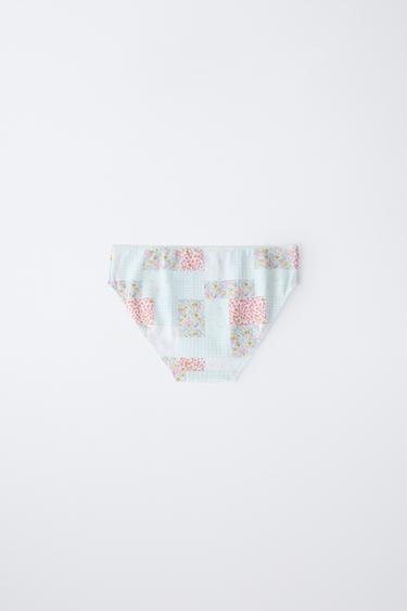 6-14 ANS/ LOT DE SIX CULOTTES PATCHWORK ET FLEURS RIB - Multicolore de Zara - Image 3